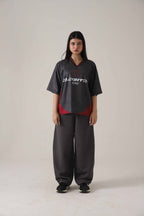 The Eclipse Charcoal Loose Trouser
