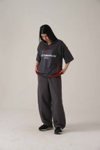 The Eclipse Charcoal Loose Trouser