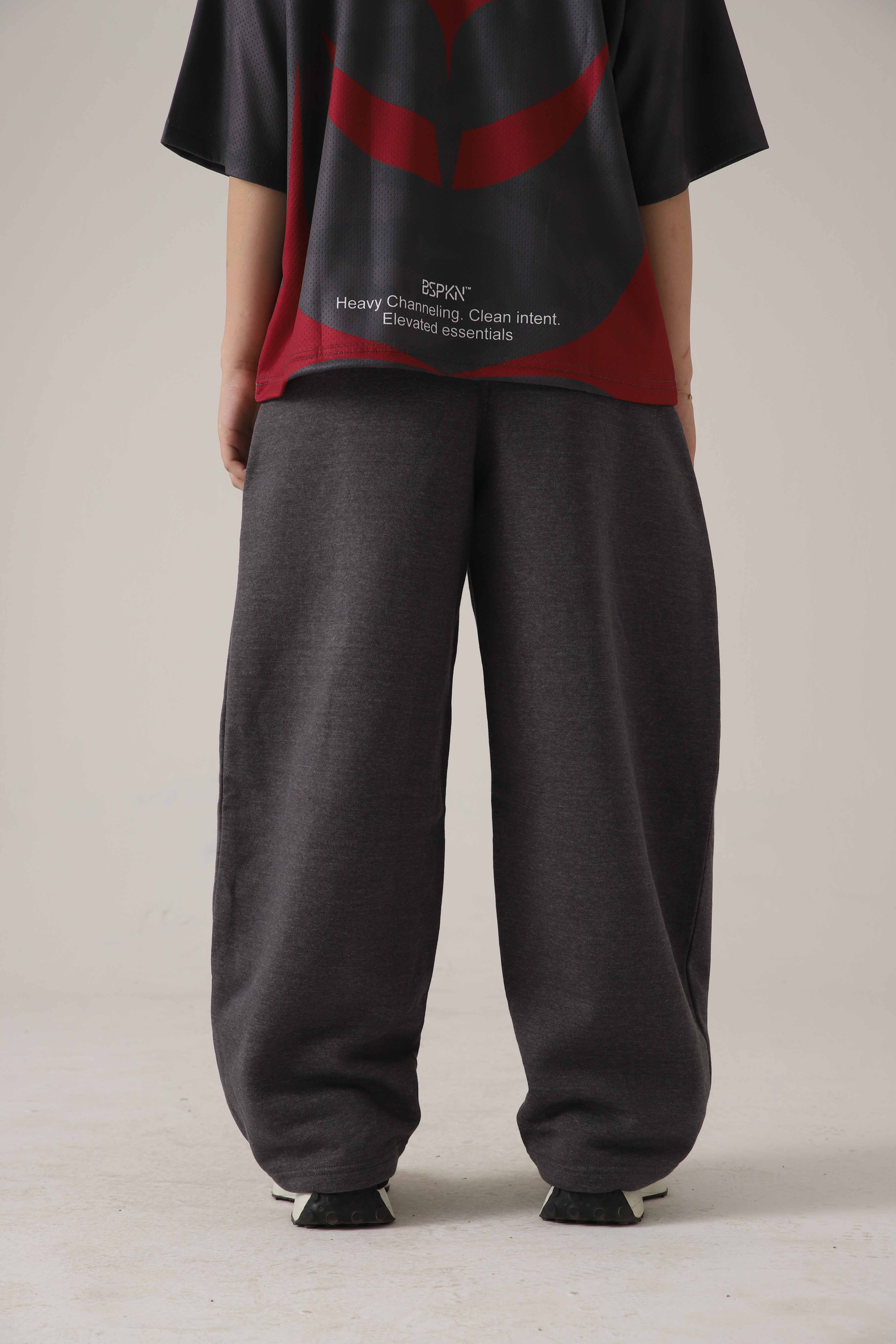 The Eclipse Charcoal Loose Trouser