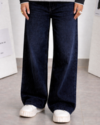 Coated Indigo Denim - Loose Fit - UNISEX