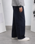 Coated Indigo Denim - Loose Fit - UNISEX