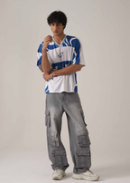 The Bunker Grey Loose Cargo Denim
