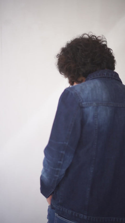 MEDIUM INDIGO DENIM JACKET - UNISEX