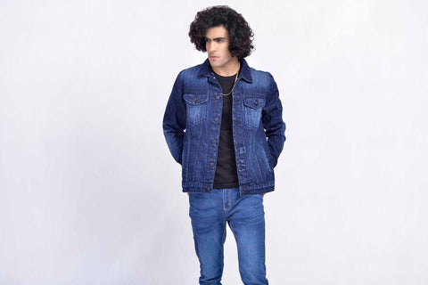 MEDIUM INDIGO DENIM JACKET - UNISEX